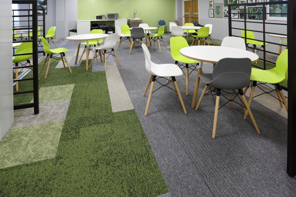 Burmatex alaska osaka rainfall tivoli carpet tiles planks in offices 01