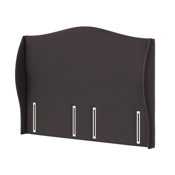 Silentnight headboard bennet charcoal 180cm angle 1