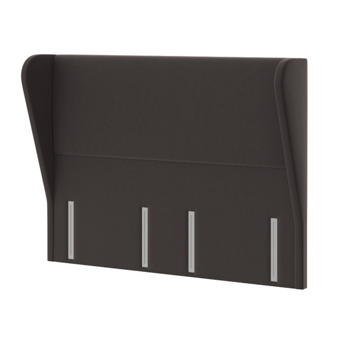 Silentnight headboard falcon ebony 180cm angle 1