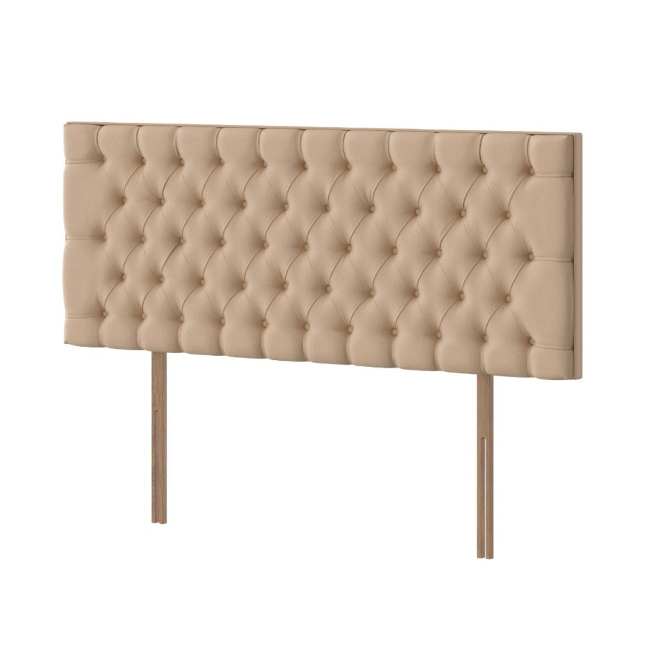 Silentnight headboard florence entry level woven mellow 180cm angle