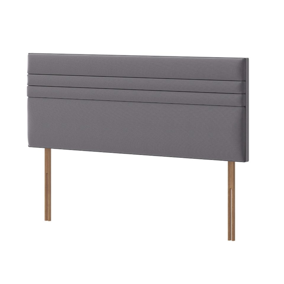 Silentnight headboard roma slate grey 180cm angle